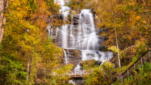 Amicalola Falls, fall hikes near Atlanta and northeast Georgia